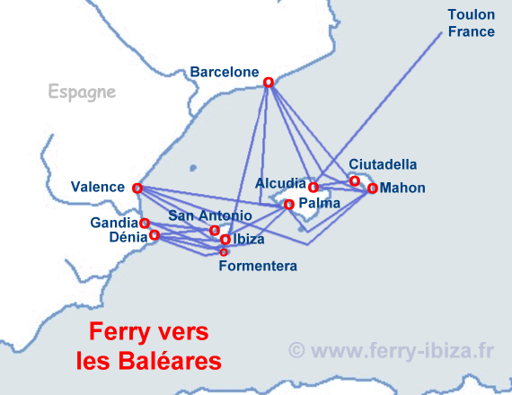 ferry Formentera Playa d'en Bossa